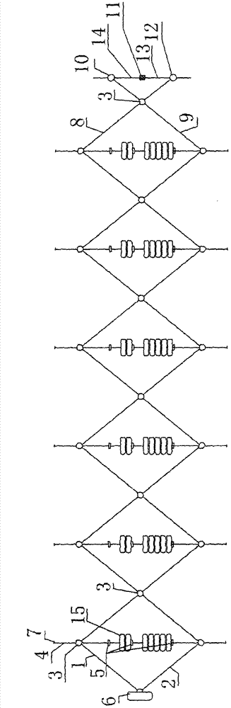 Distance-adjustable telescopic abacus