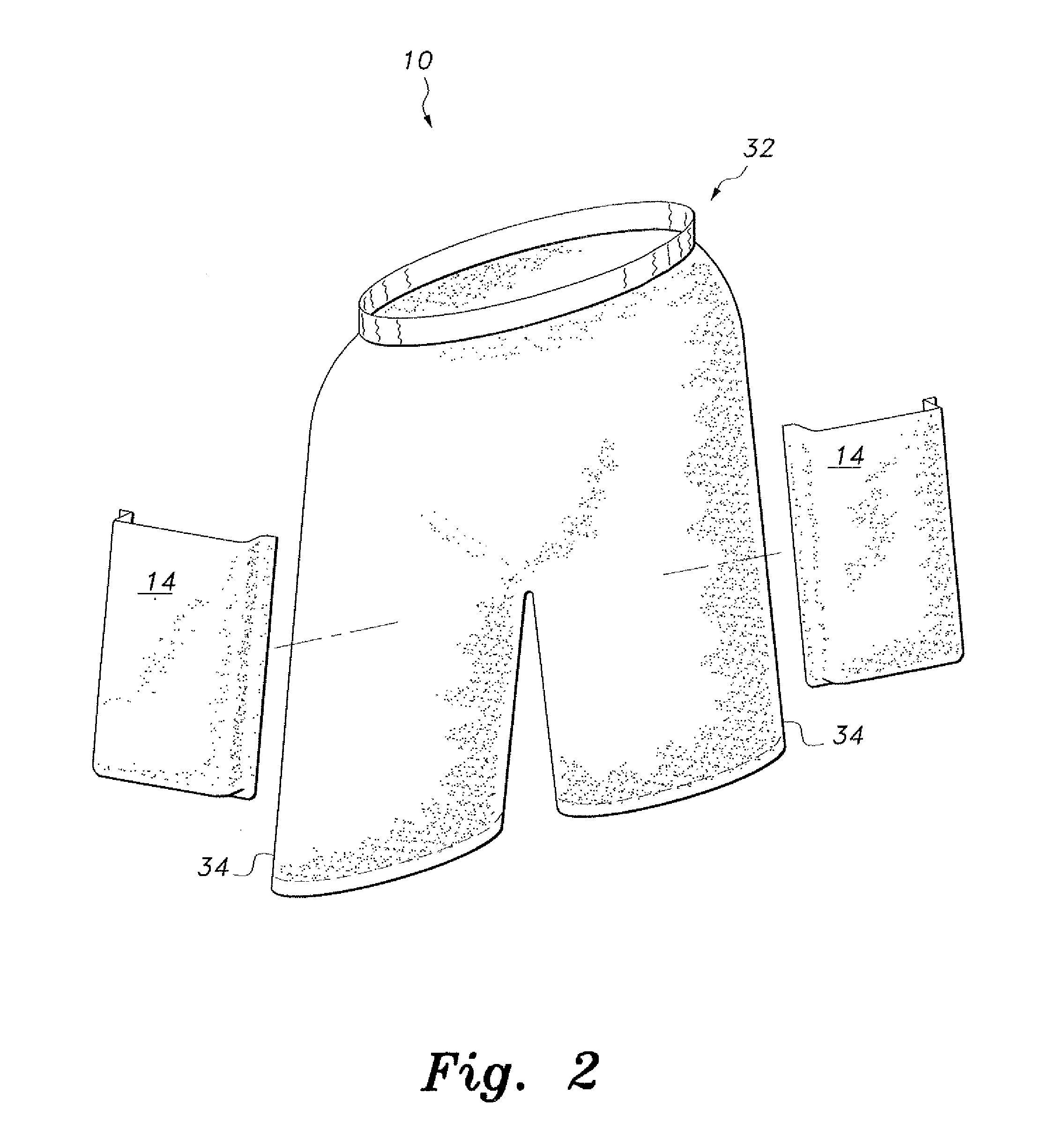 Ballistic shield support undergarments