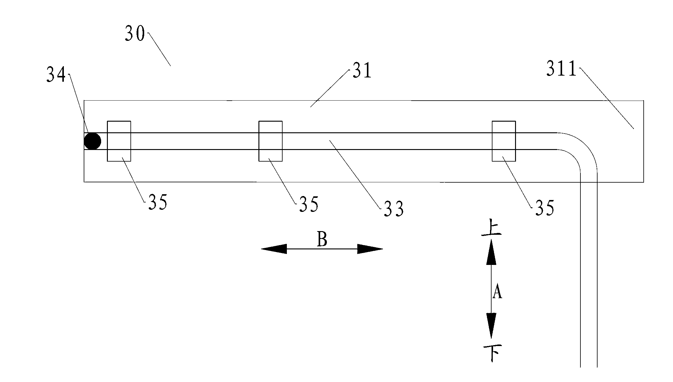 Temperature sensing component and refrigeration equipment with same