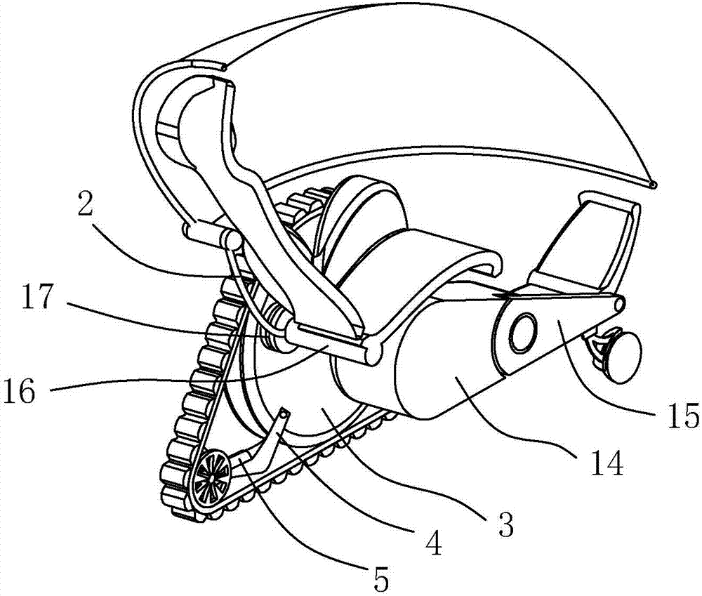 A mesh-covered medical care wheelchair