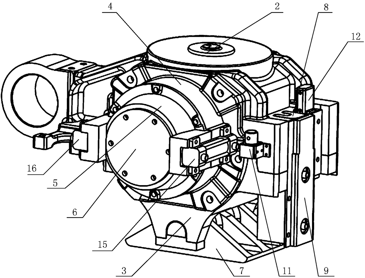 Driving gauge-changing device and method of gauge-changeable bogie