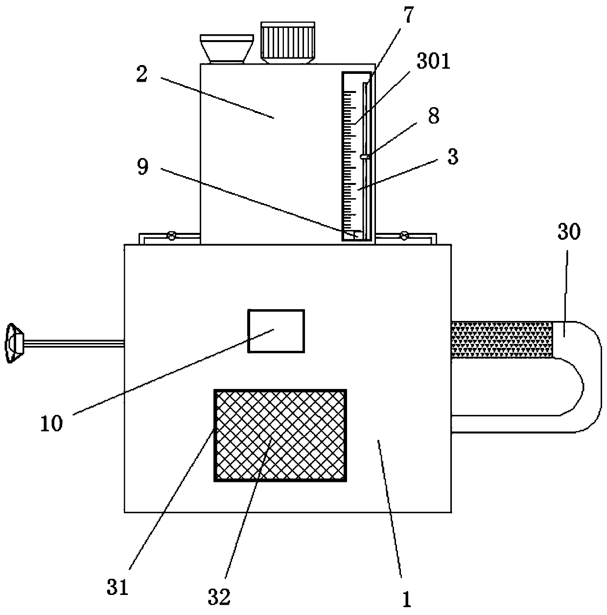 Clinical local anesthesia quantitative spraying device for anesthesia department