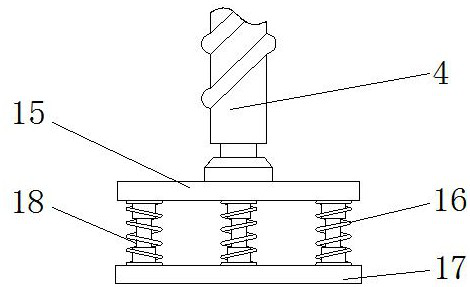 Automatic stamping equipment for shock absorber support machining