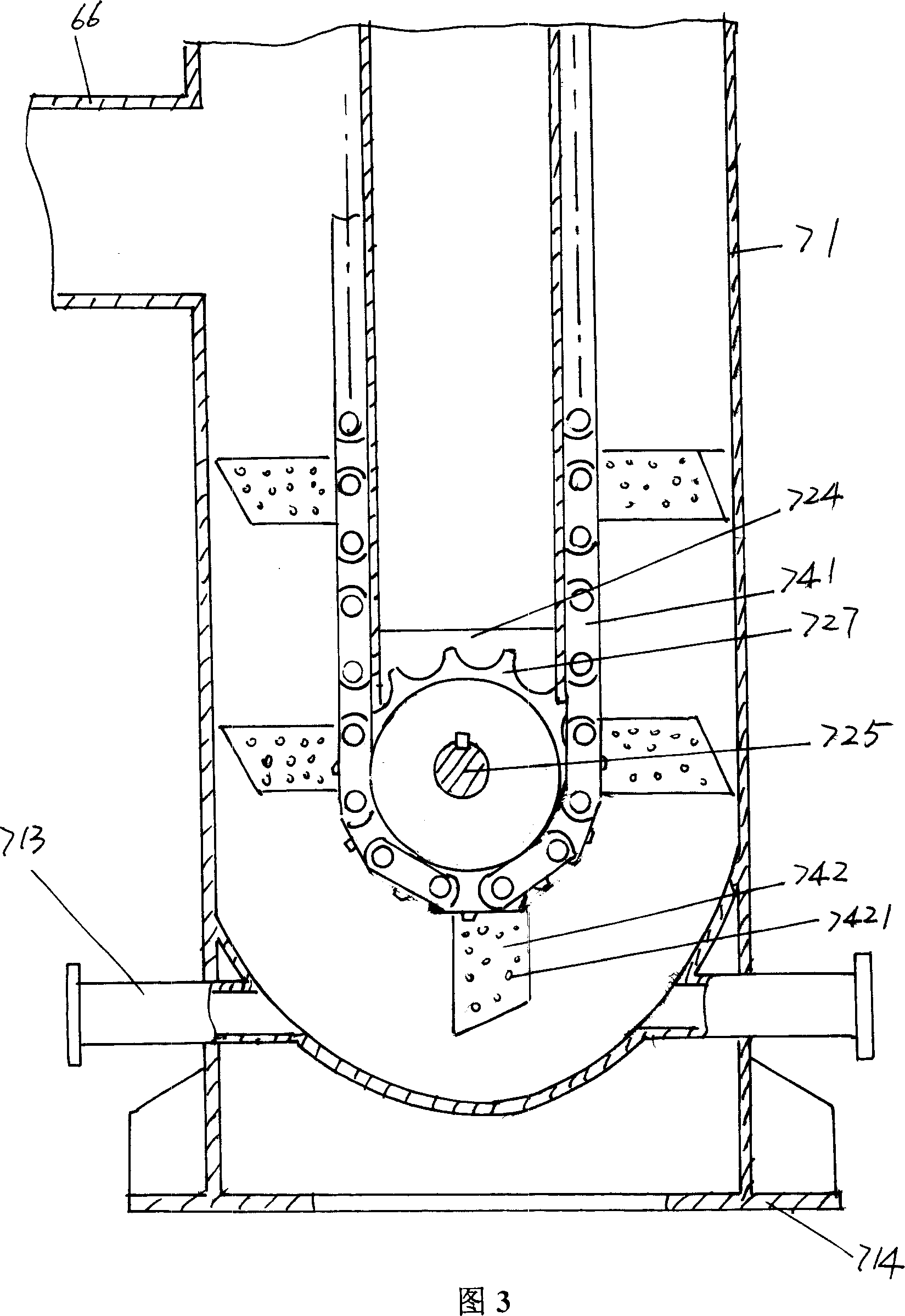 Equipment for continuous extraction of fish protein