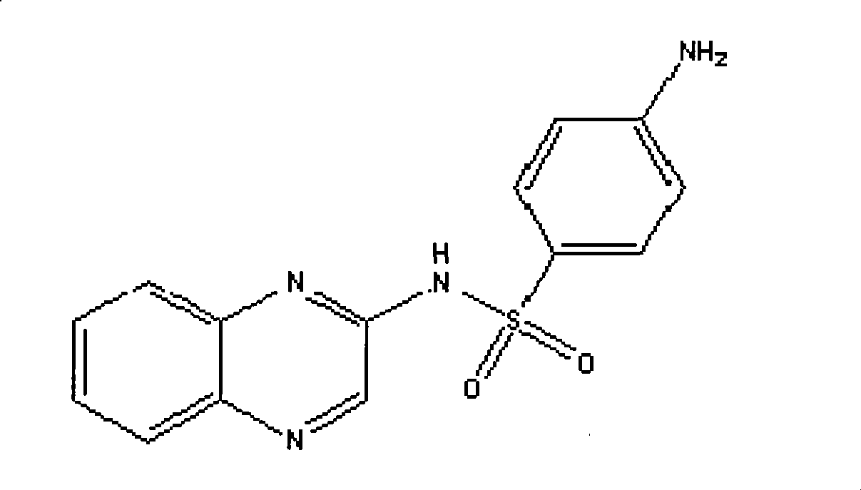 Method for extracting sulfabenzpyrazine from animal sample and special immune affinity sorbent thereof