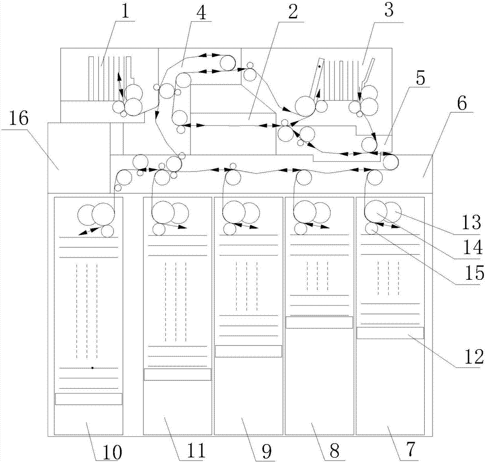 Paper currency real and counterfeit discrimination and processing apparatus