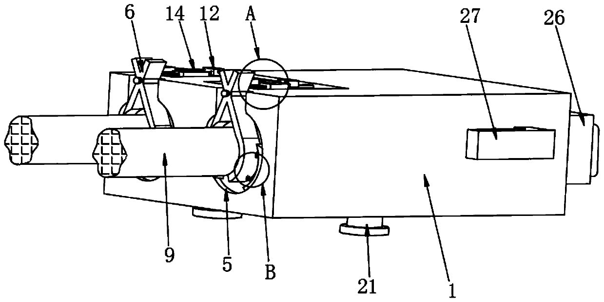 Convenient-to-mount weak current cable connector