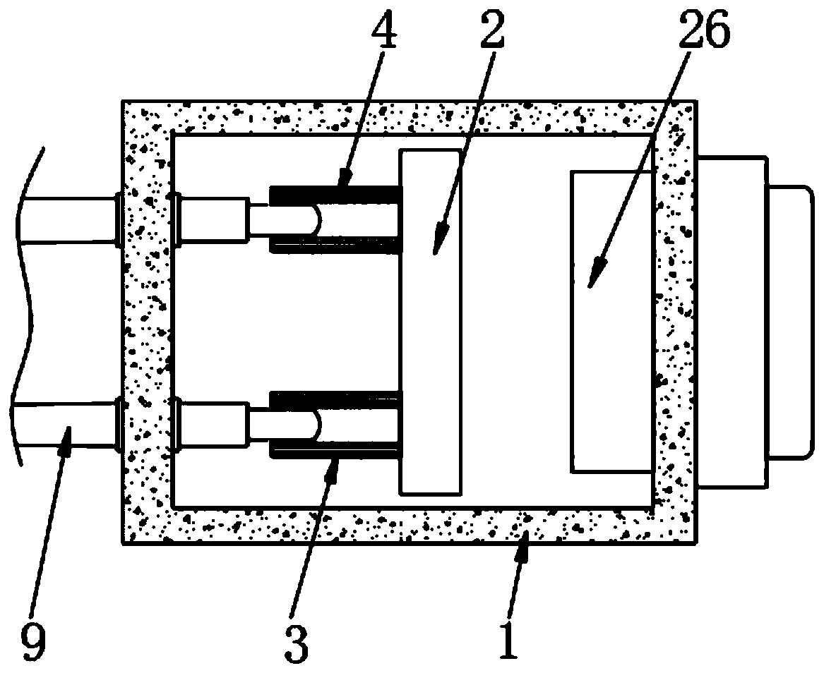 Convenient-to-mount weak current cable connector