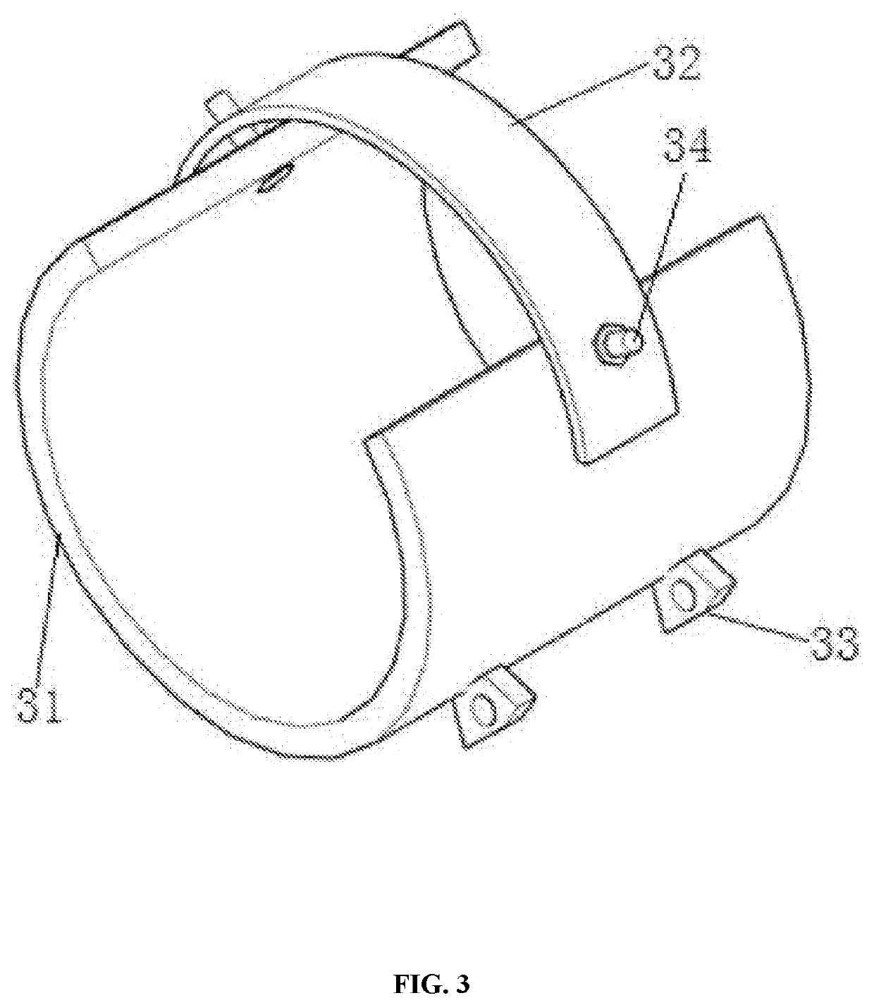 Device and method for reinforcing round section wood beam by combination of prestressed FRP sheet and high strength steel wire rope