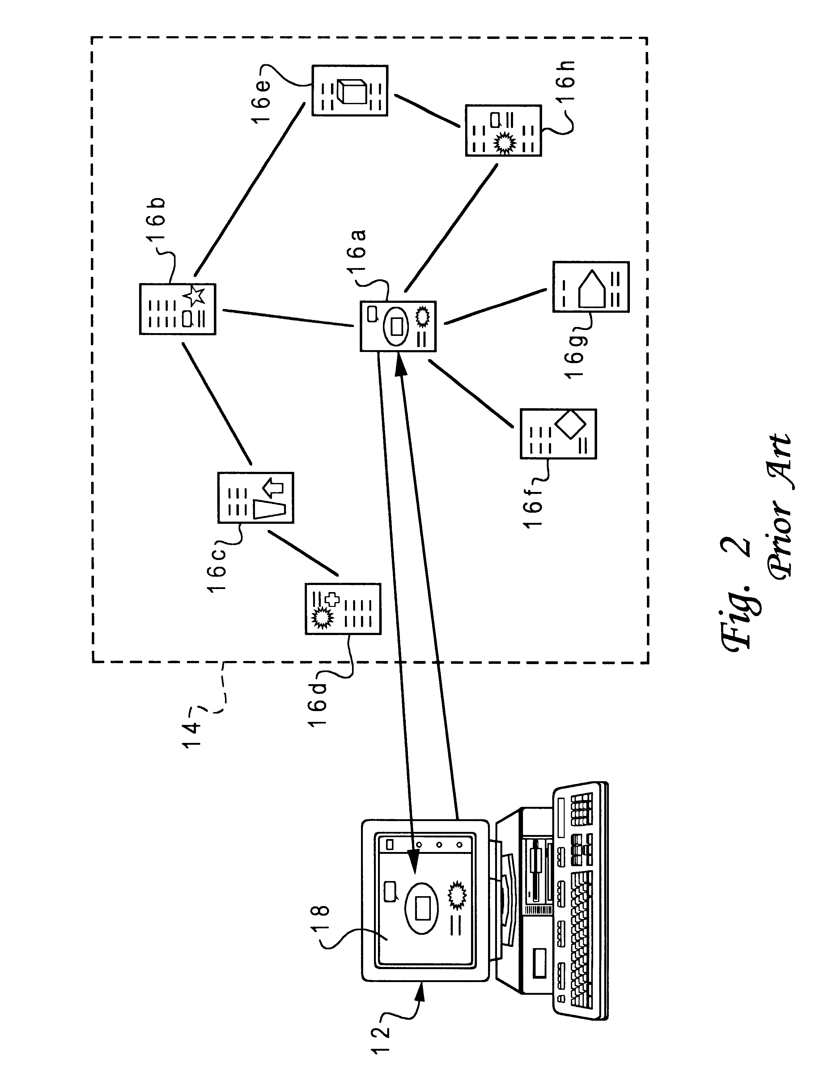 Method for parallel selection of URL's