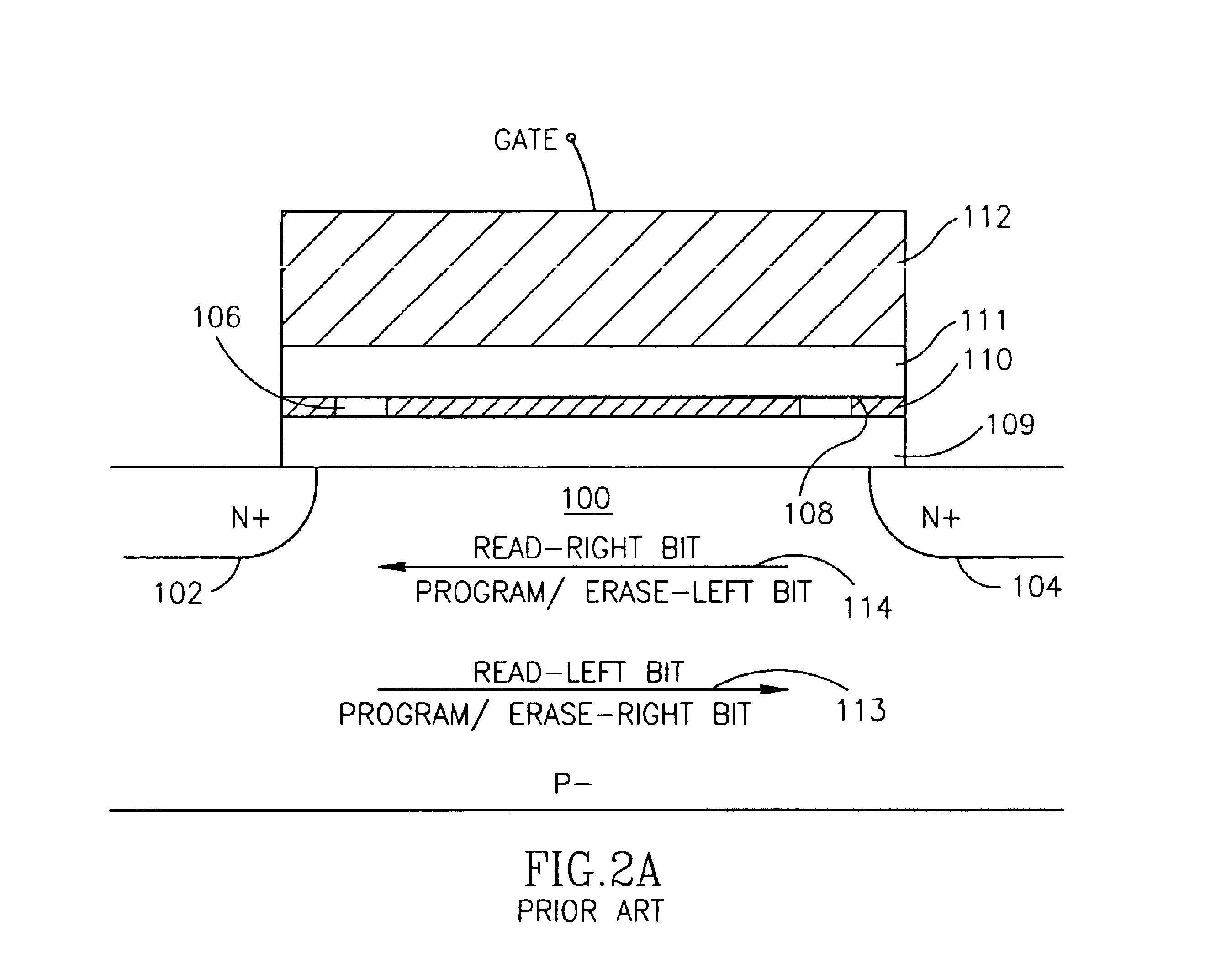 Programming and erasing methods for a non-volatile memory cell