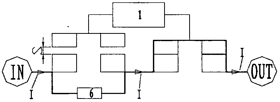 Method for arc extinguishing by DC load knife switch