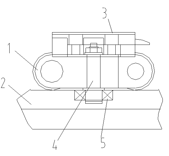 Conveying device for wood floor