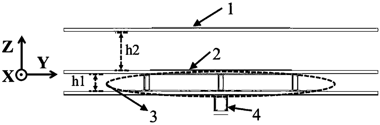 Broadband tripolar reconfigurable filter antenna with high gain