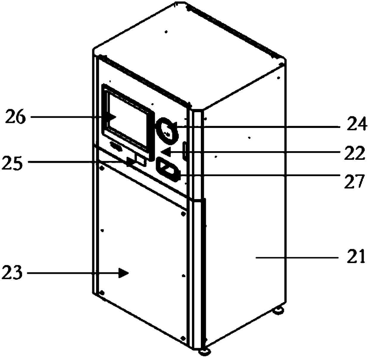 Container intelligent recycling self-service terminal and recycling method based on Internet of Things mode