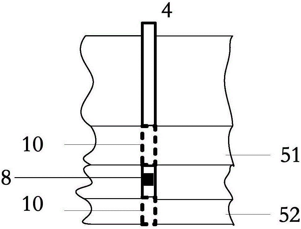 Multilayer coal seam gasification furnace and coal seam gasification method