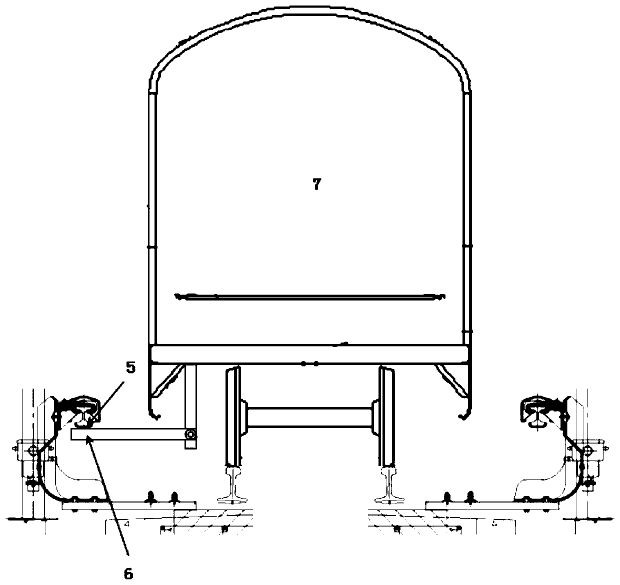 Steel-aluminum composite contact rail wear detection system and method