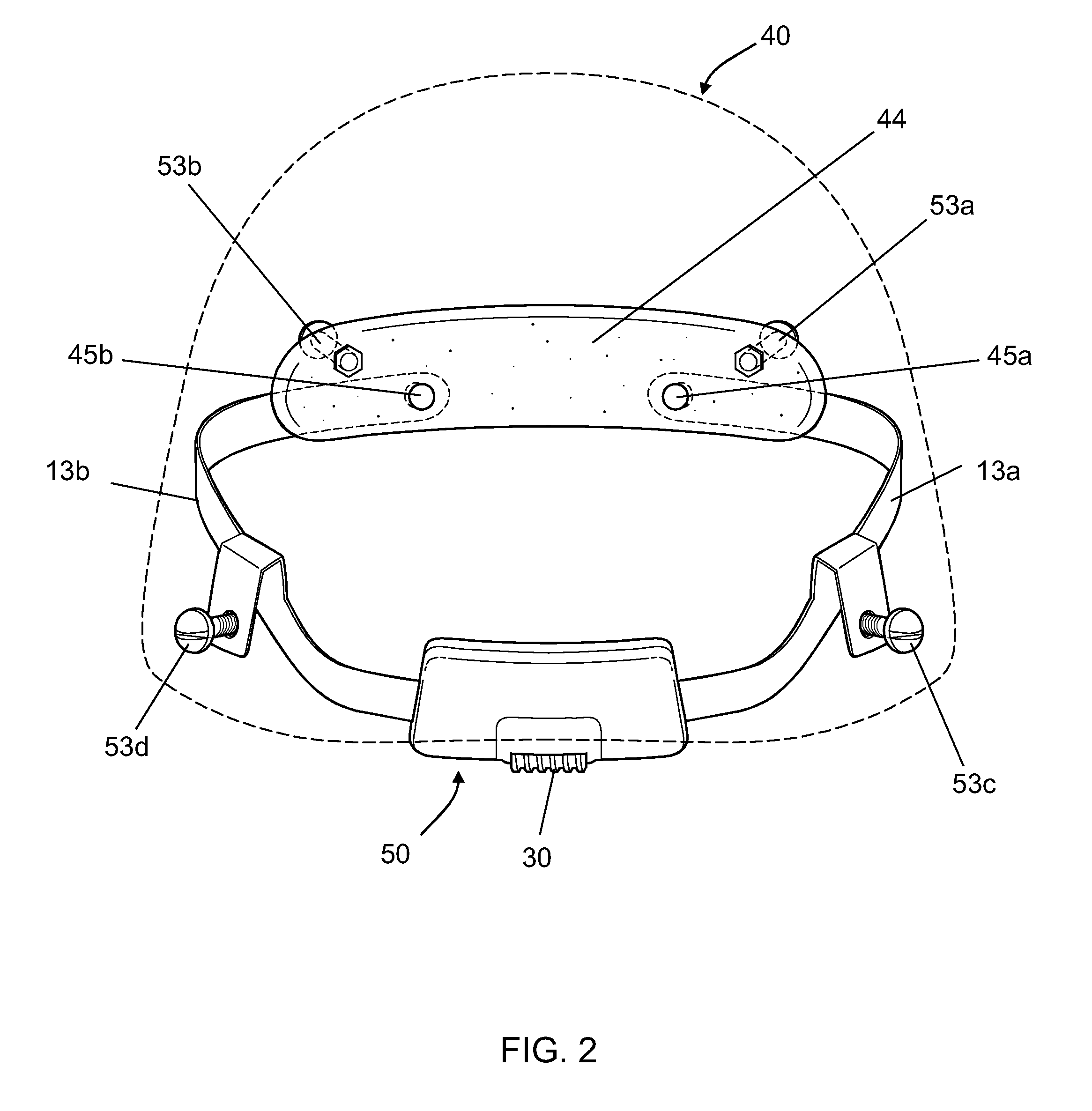 Worm drive adjustment for headgear suspension