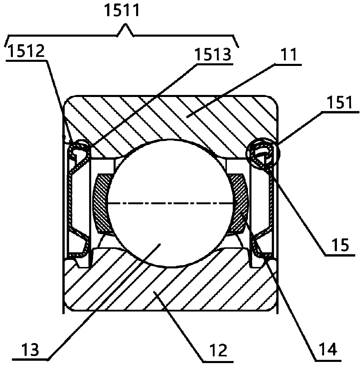 Bearing and bearing dust cover