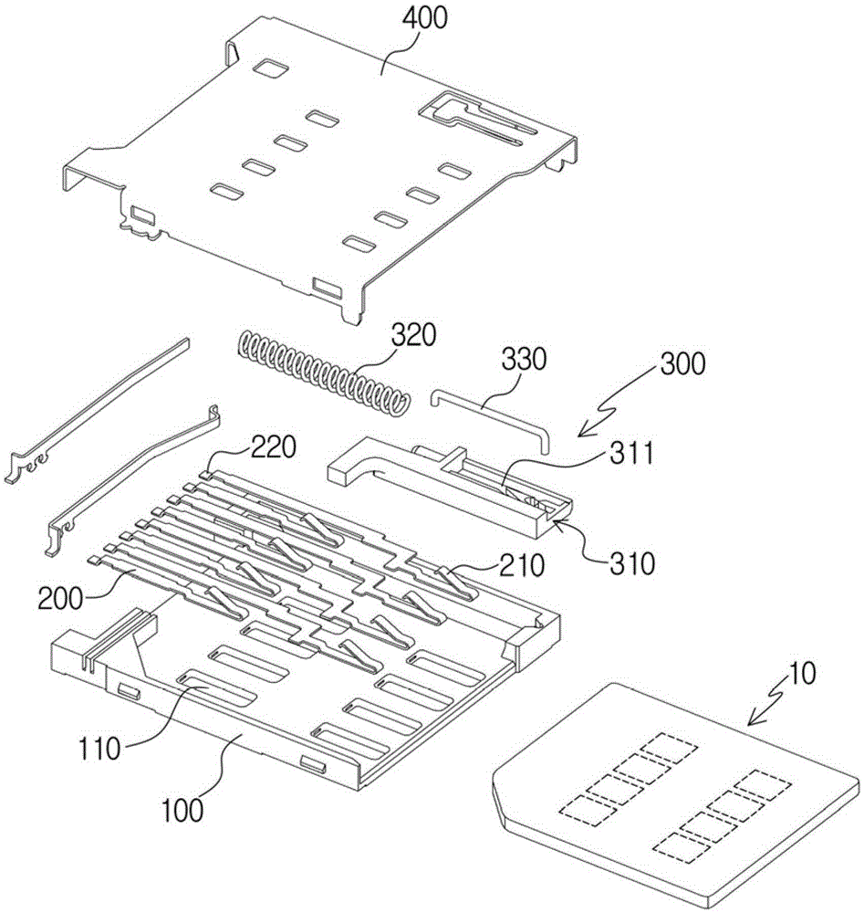 Slot for nano sim card