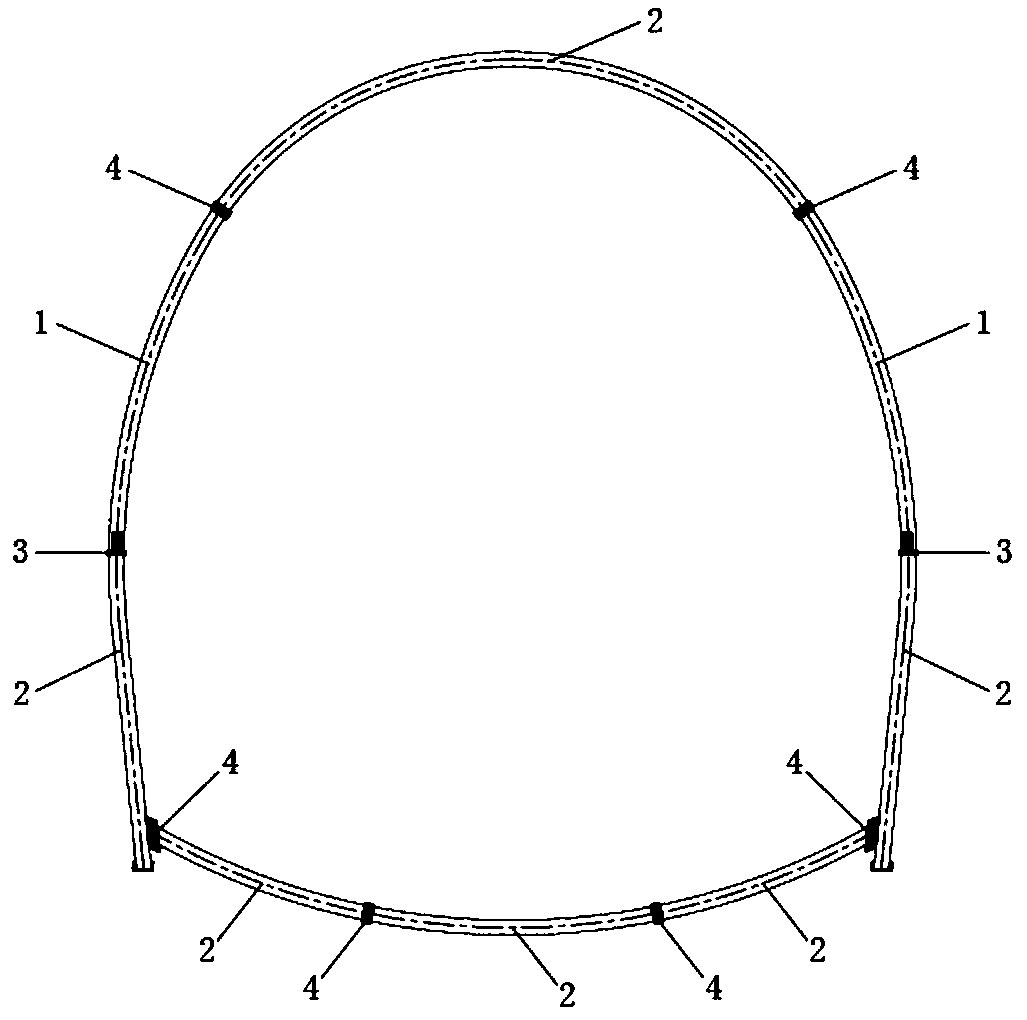 Multi-stage yielding contracting type steel frame based on constant-resistance sliding hole shearing losses and connection method thereof