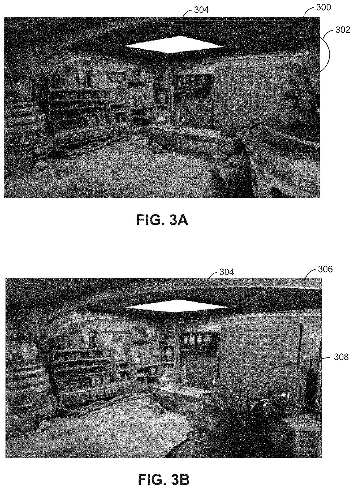 Interactive editing of virtual three-dimensional scenes