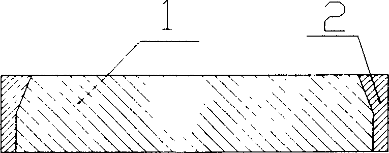 Method for producing cold rolled high manganese steel strip overlapping composite lining plate