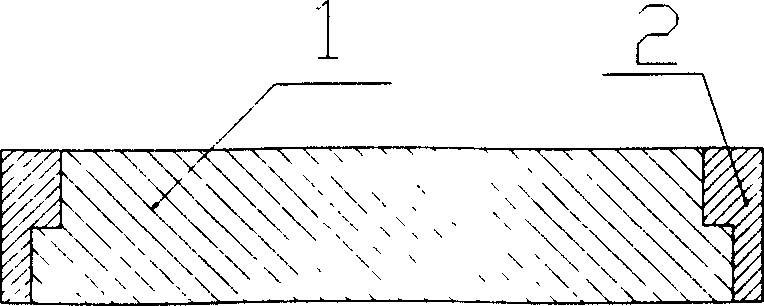 Method for producing cold rolled high manganese steel strip overlapping composite lining plate