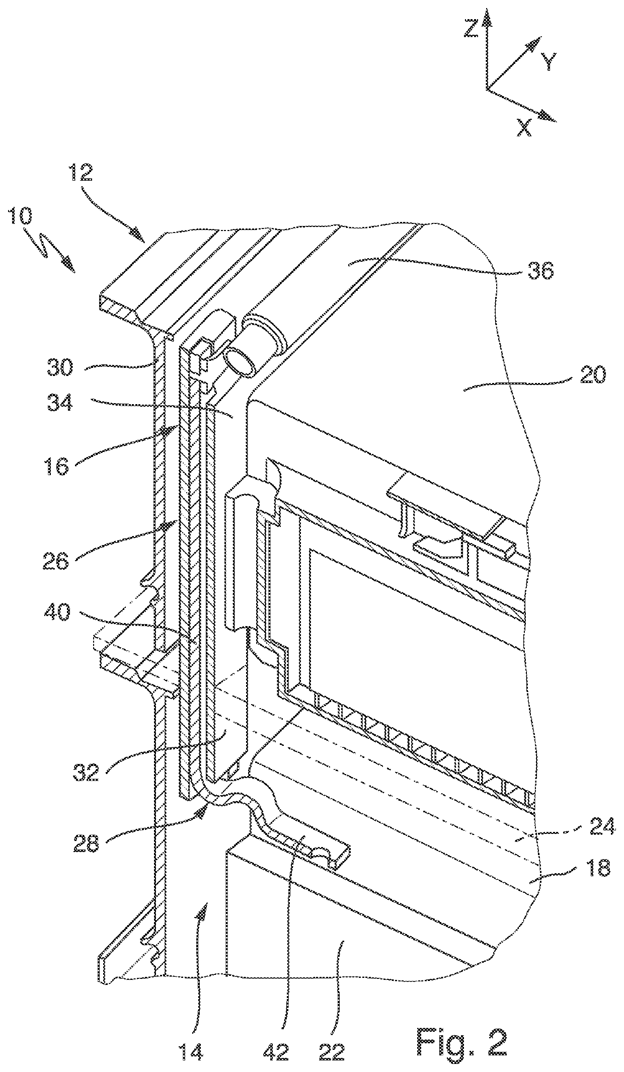 Battery housing, battery system and assembly method for a battery system