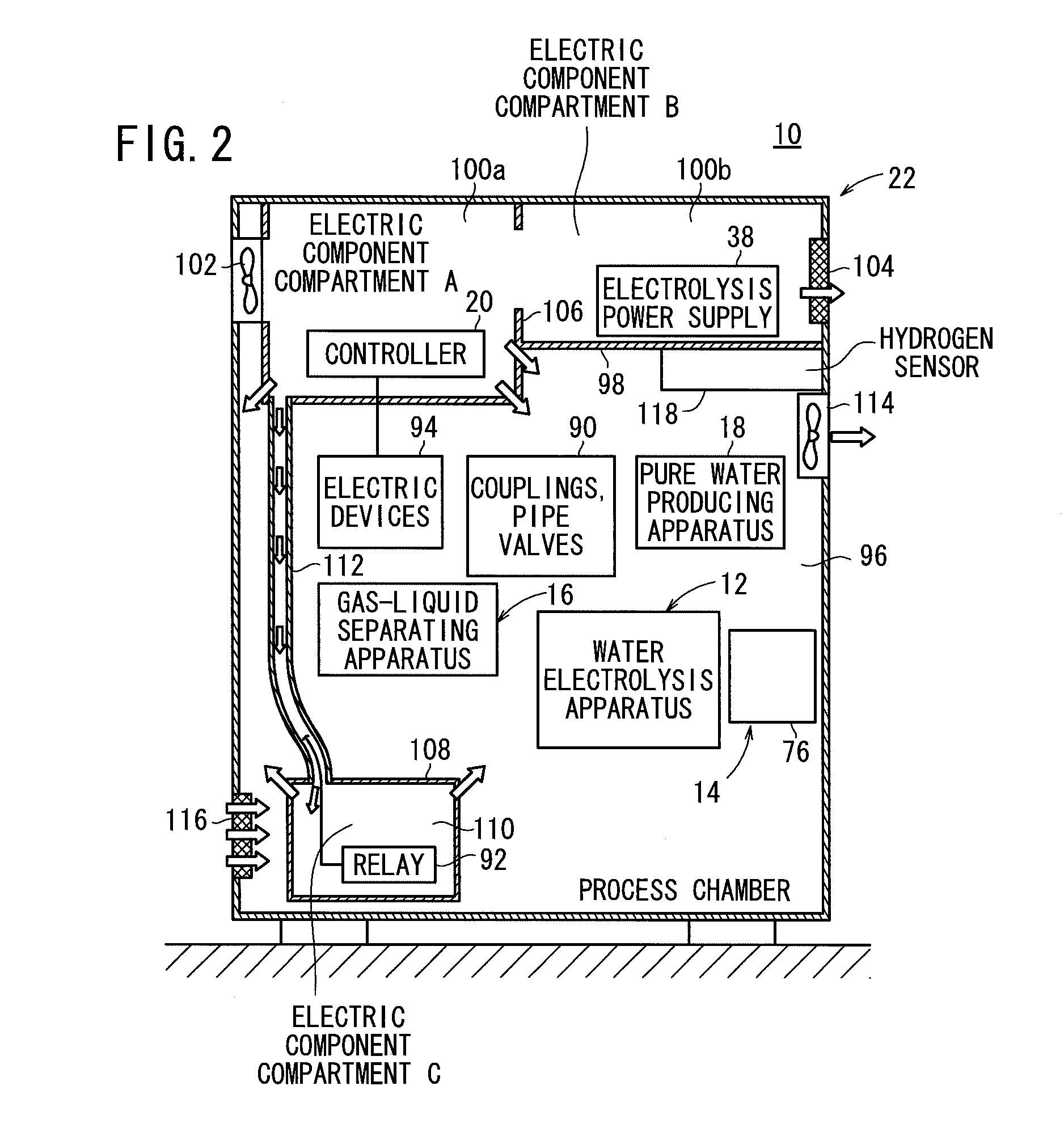 Water electrolysis system and method of operating same