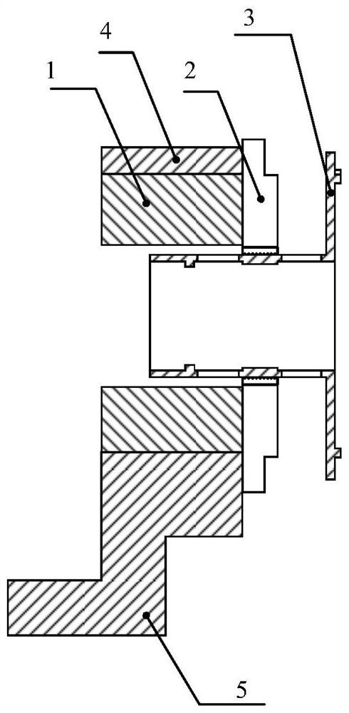 Active load reduction device for aero-engine experimental device after sudden load