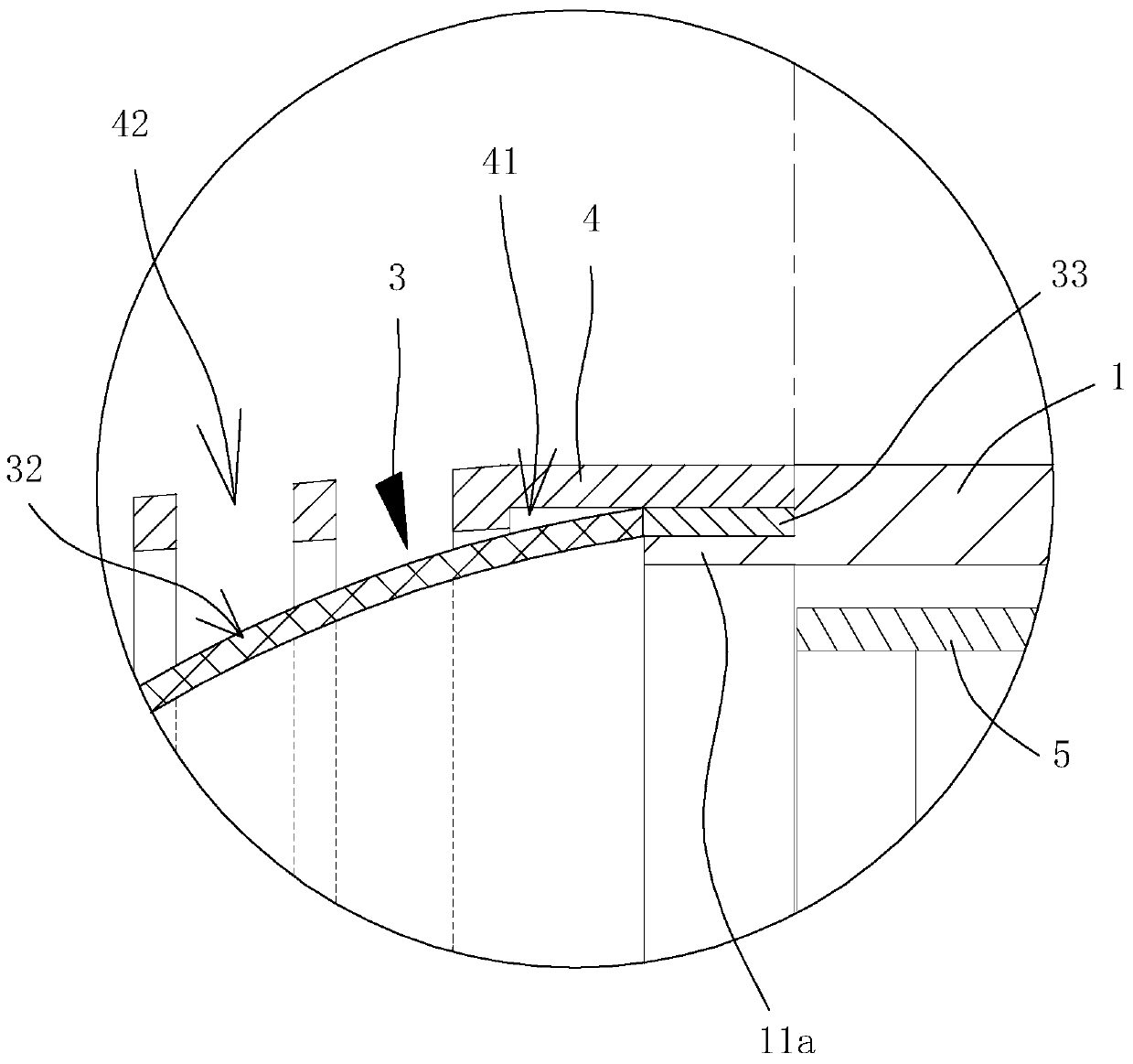 Air current exchange device