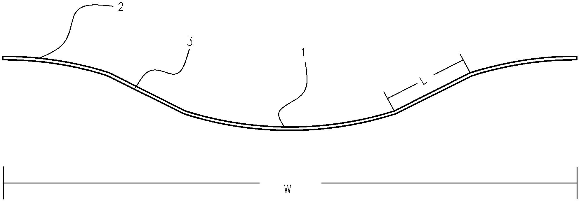 Arched side plate of container, manufacturing method for arched side plate and container with arched side plate