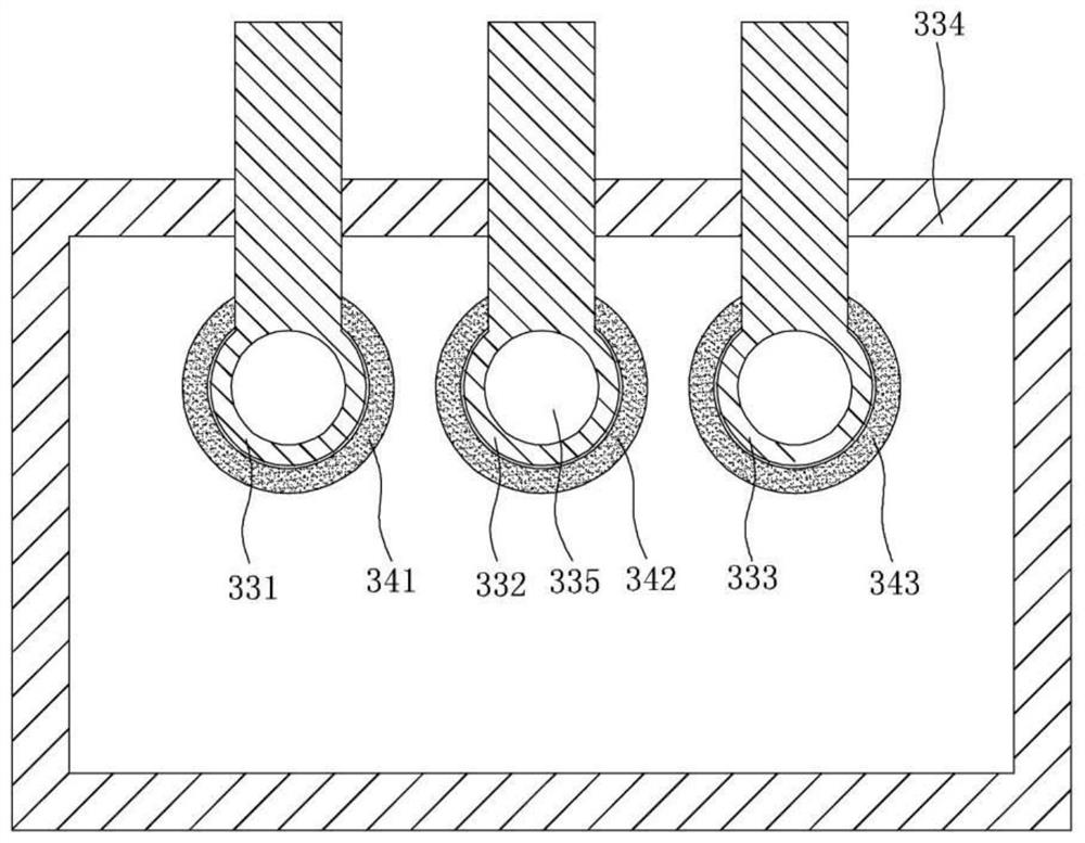 Postoperative back fixing and compressing device