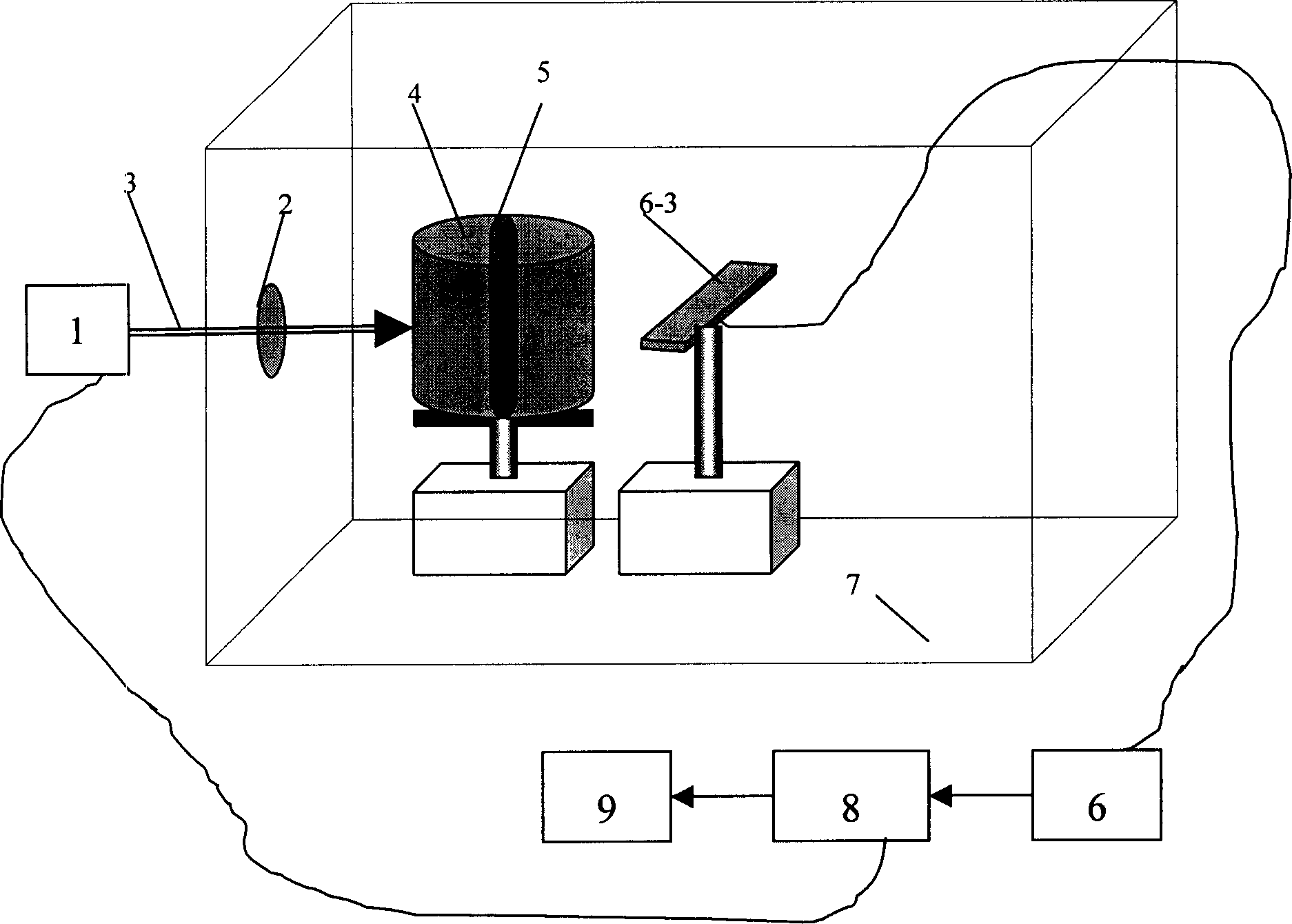 Acoustic-photo chromatography imaging method for multiple-element array electronic scanning biological tissue and apparatus thereof