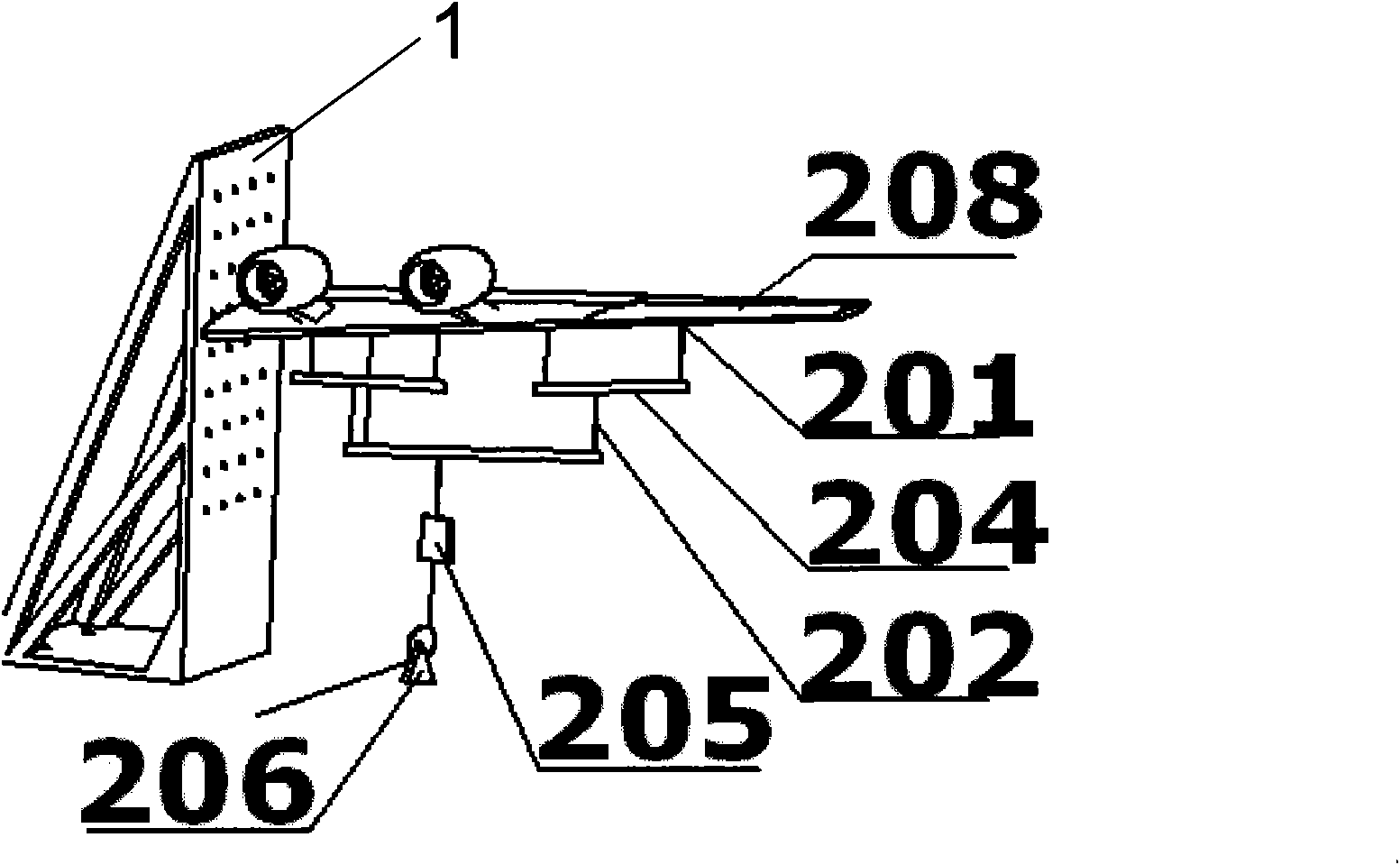 Static test system for min-aircraft structure