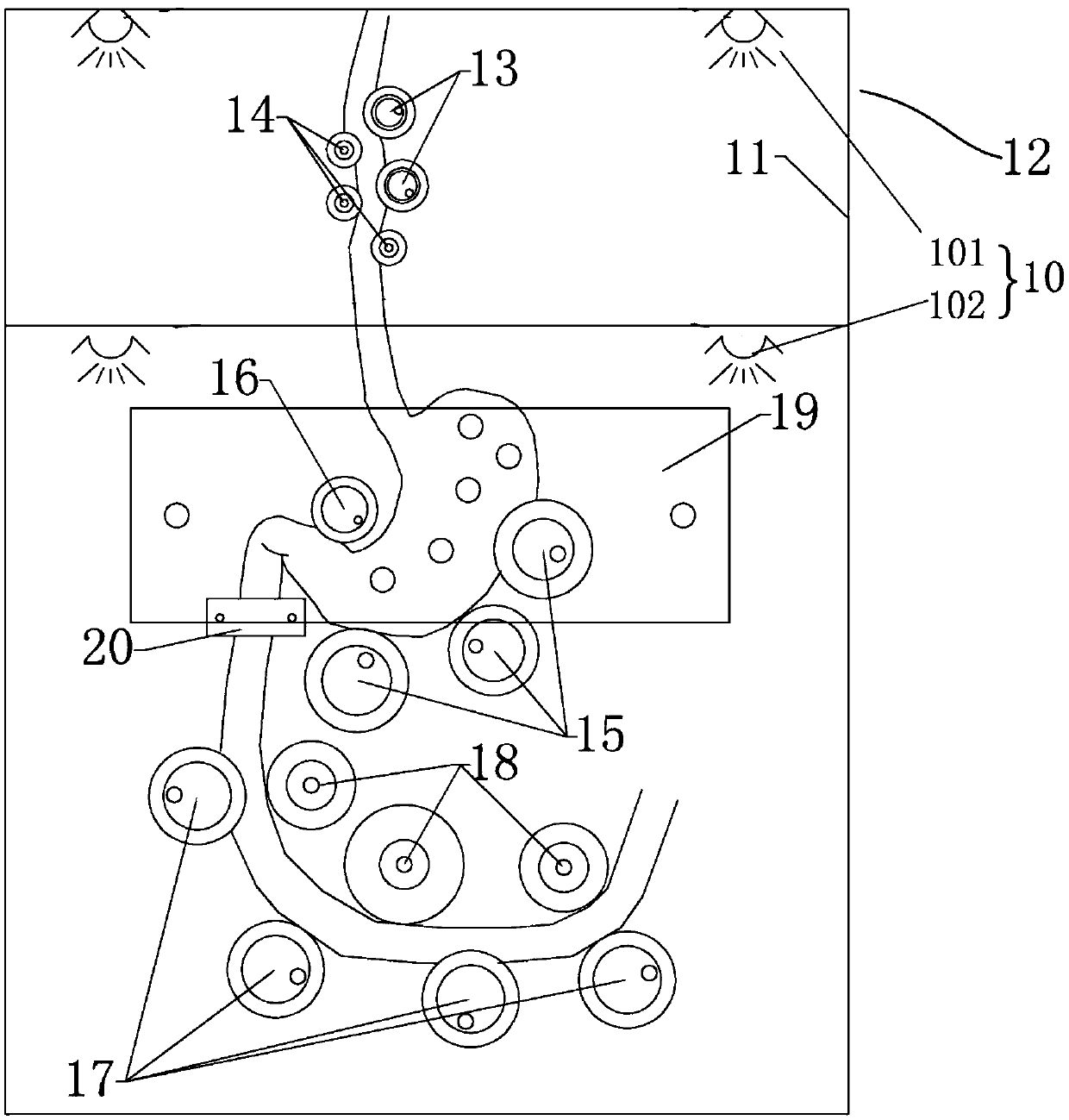 Dynamic human stomach-duodenum in-vitro bionic digestive system