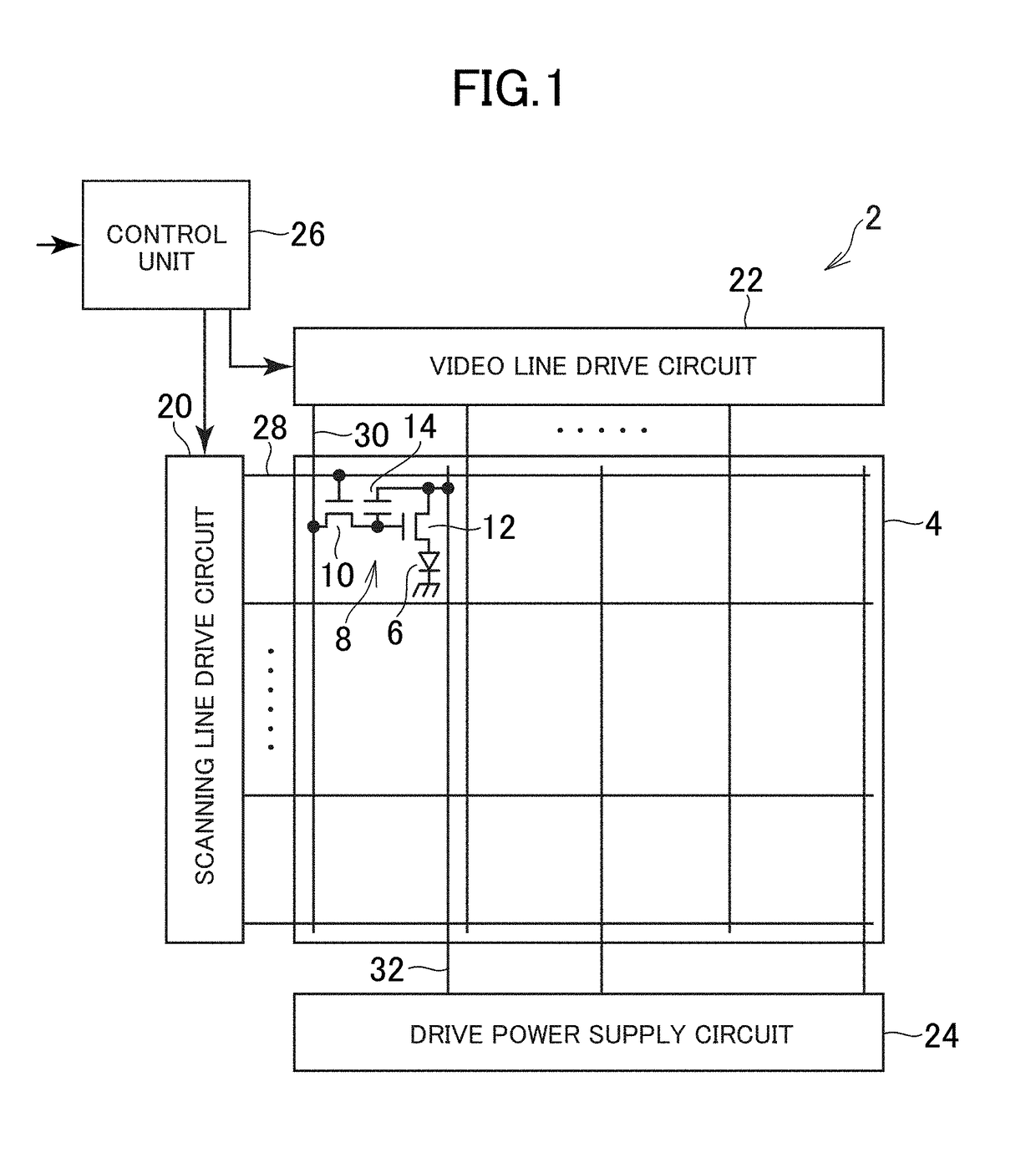 Display device having display cells capable of being independently driven