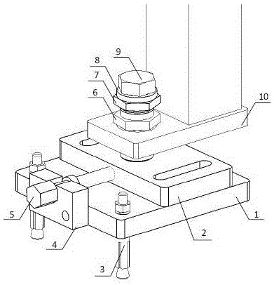 Combined device for leveling and alignment of equipment