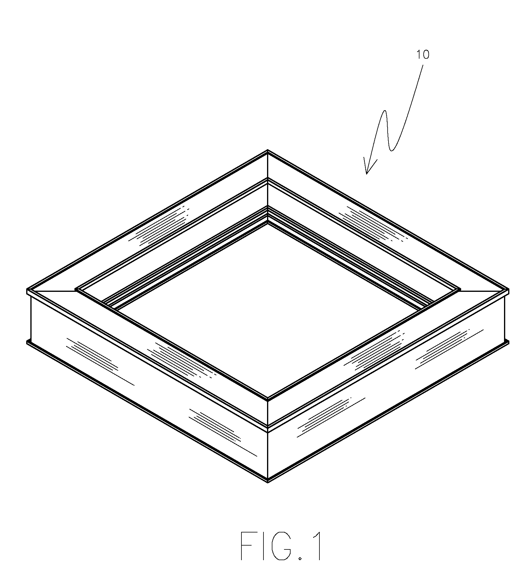 Fixing frame for a solar energy module