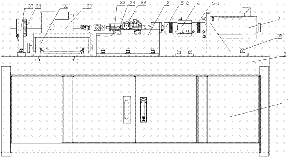 Electric servo linear loading testing system