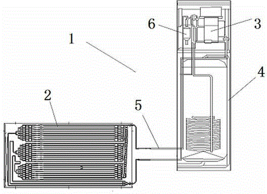 Heat utilizing system surpassing air energy all-in-one machine