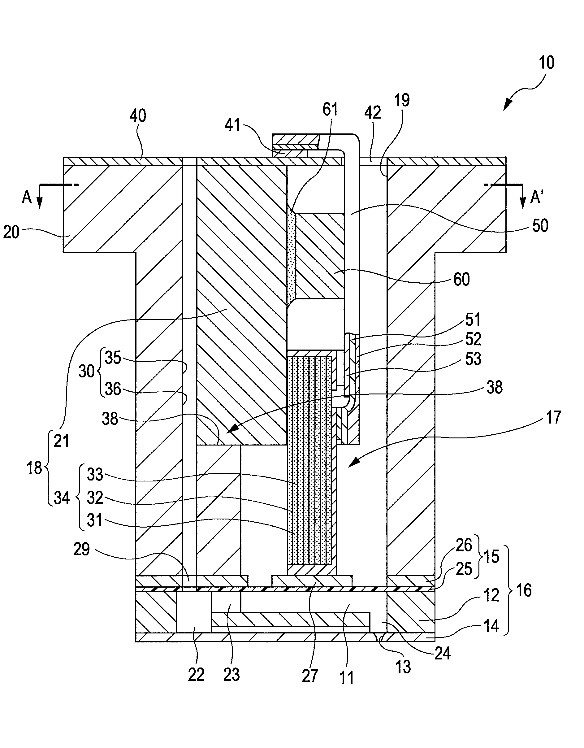 Liquid jet head and a liquid jet apparatus