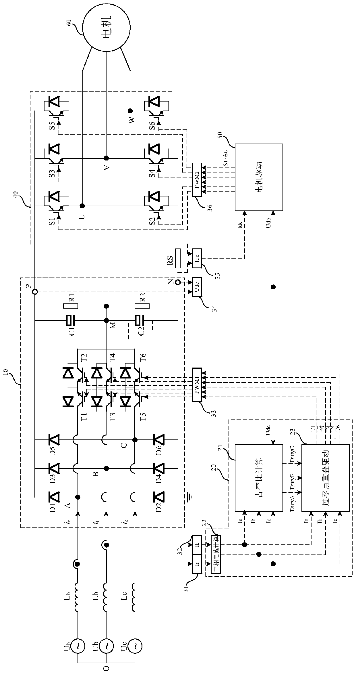 Control method, control device, PFC circuit, motor driving equipment and air conditioner