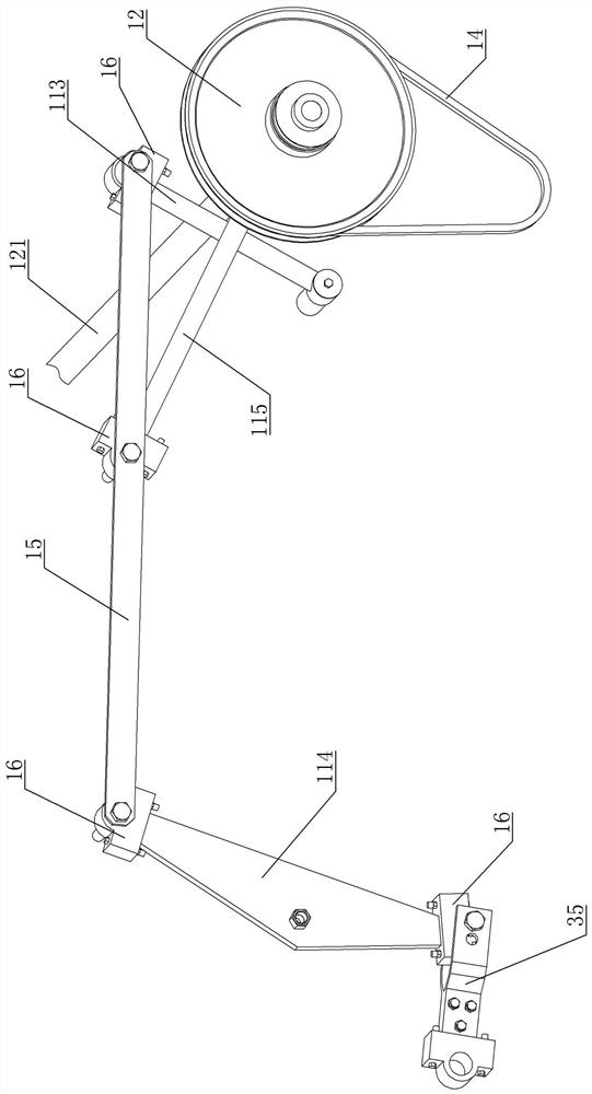 Novel sesame harvester screening device