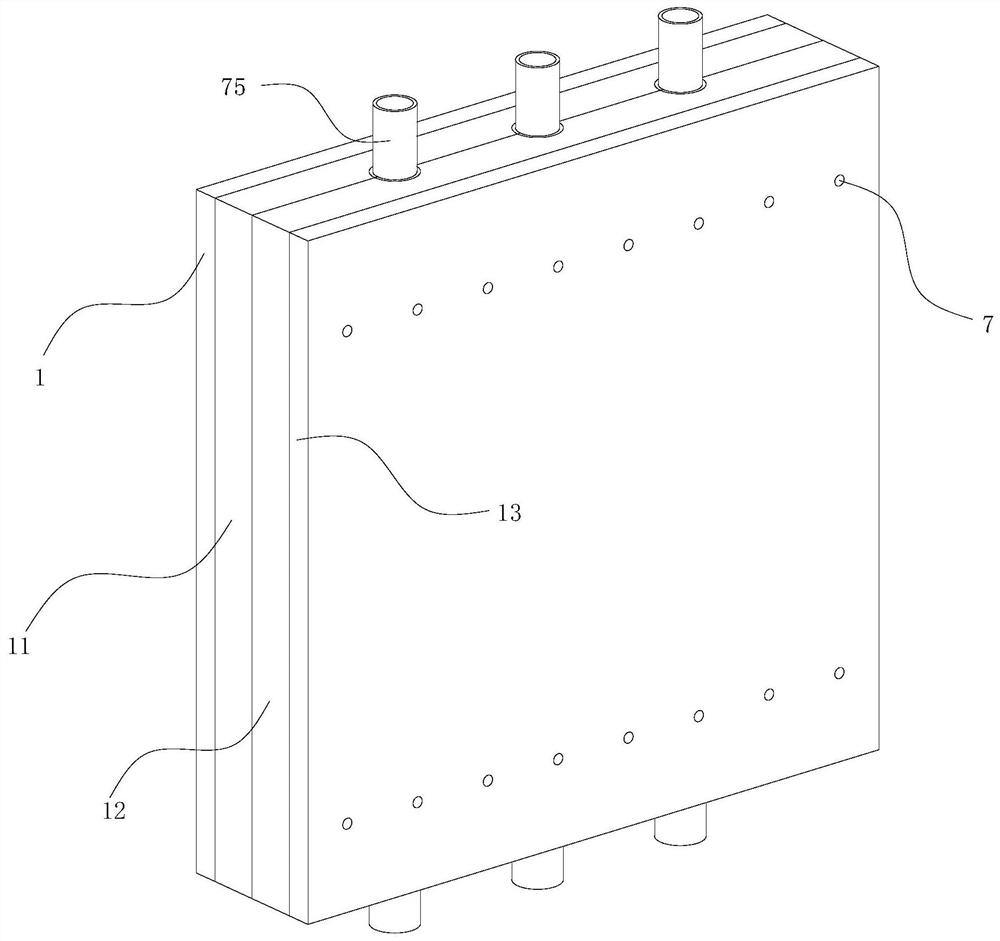 External wall thermal insulation decorative plate