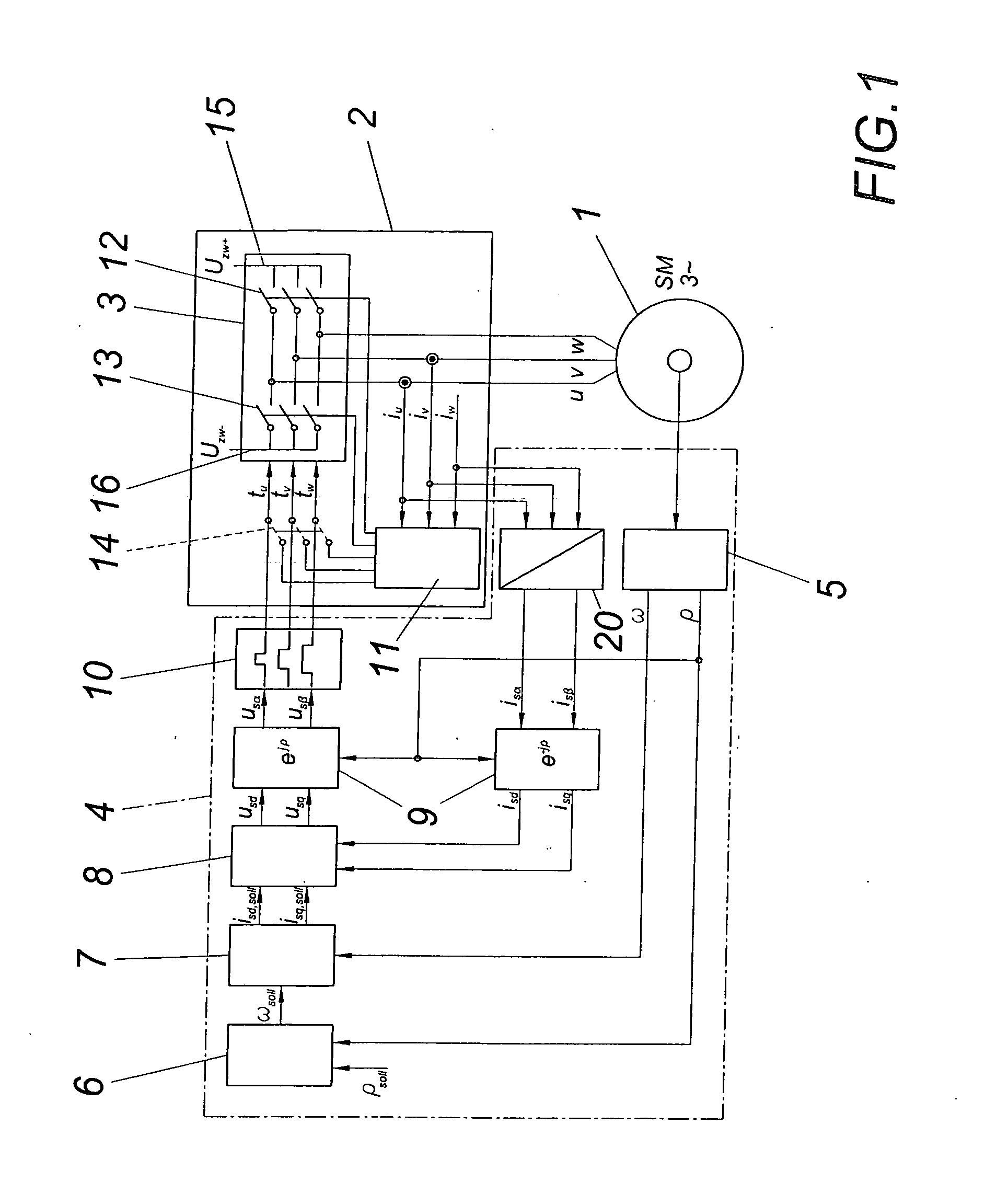 Method for braking a synchronous machine