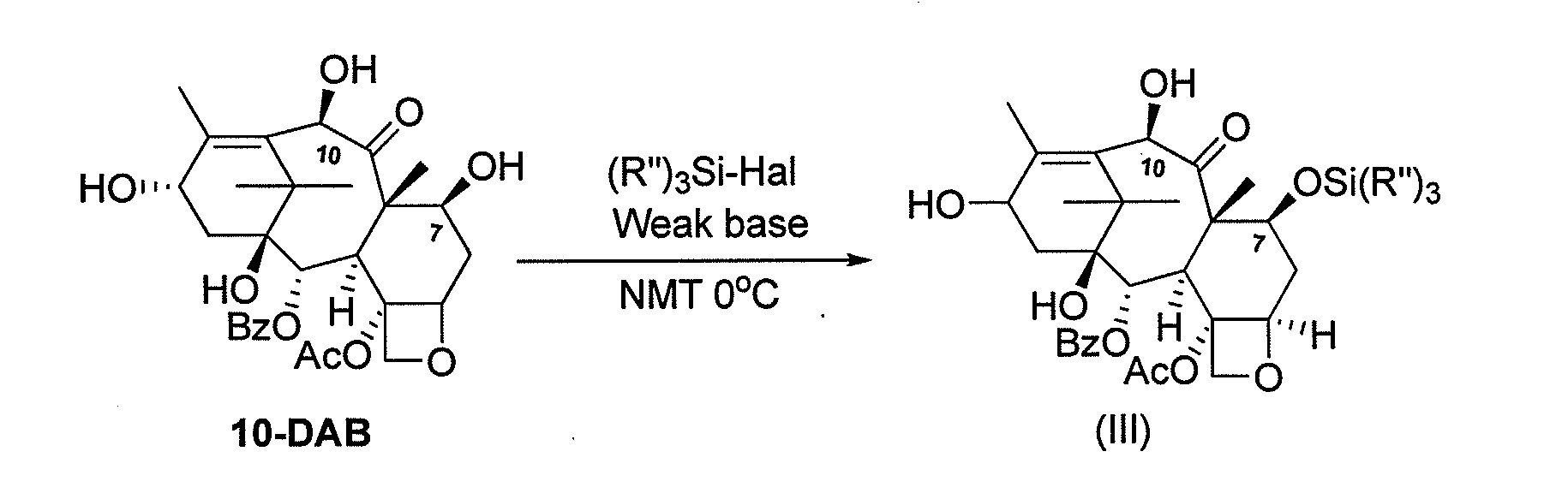 Process for making an intermediate of cabazitaxel