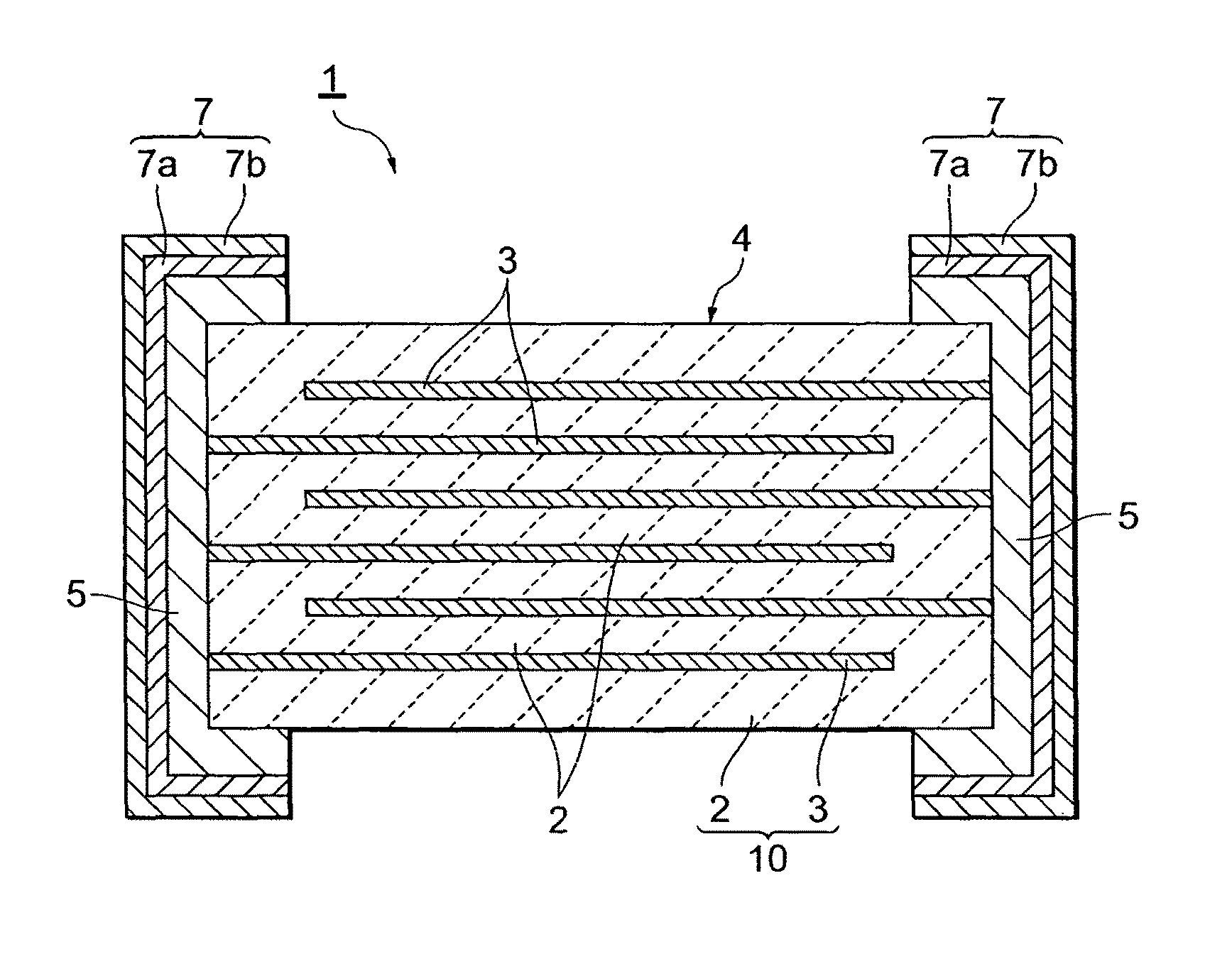 Stacked electronic part and method of manufacturing the same