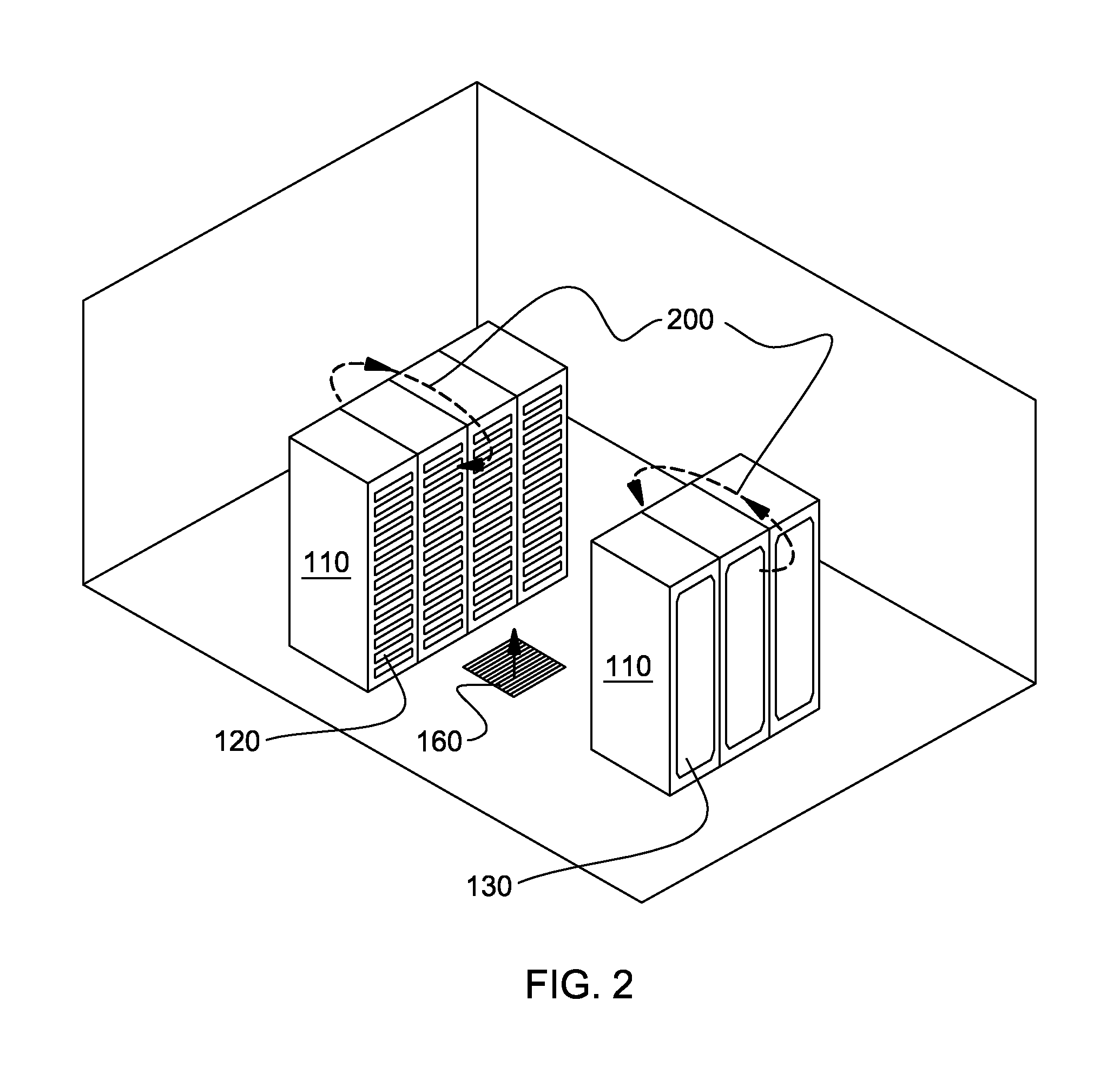 Airflow arresting apparatus and method for facilitating cooling of an electronics rack of a data center